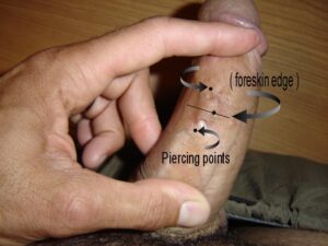 piercing foreskin